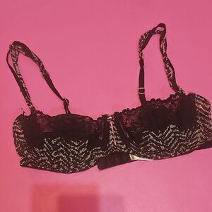 Y2k Victorias Secret Black Lace Women's Bra